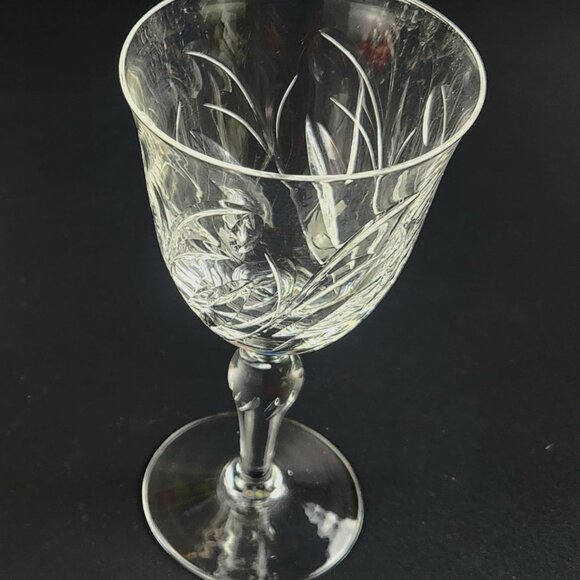 Vintage - Claret Wine Marlborough by Stuart - Single - 5 5/8" Tall - Chipped - Picture 7 of 9